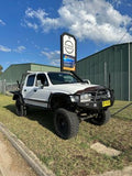 N60 Facelift Bullbar for 1997-2005 Hilux with Black Finish and LED Lights
