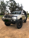 N60 Facelift Bullbar for 1997-2005 Hilux with Black Finish and LED Lights