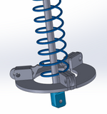 Adjustable Coilover Spring Compressor Kit for 2" to 3" Coilovers