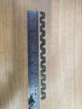 Mild Steel Cable Tie Mounts - Screw or Weld On, 10 Pack Strip