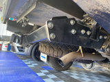 N80 Raised Towbar Brackets 10mm Powdercoated for Tray, Tub Chop, Lifted Vehicles