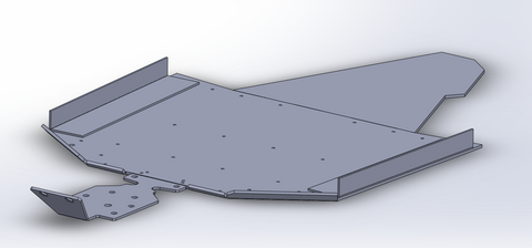 Can Am x3 UHMWPE Skid plate kit