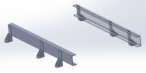 Dual cab Next gen ranger Tray Mounts