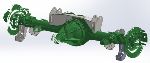 80/105 to GU rear diff conversion brackets