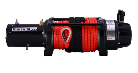 Runva 13xp Premium 12v with Synthetic Rope
